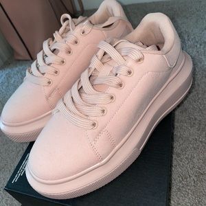 ASOS pink sneakers